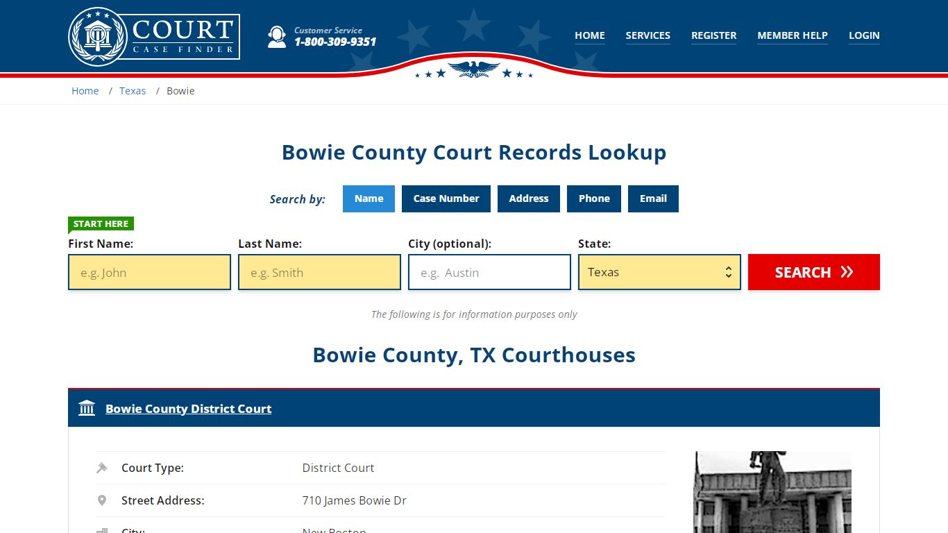 Bowie County Court Records | TX Case Lookup